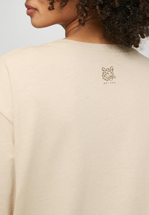 adidas Performance - W Animal T - Crystal Linen