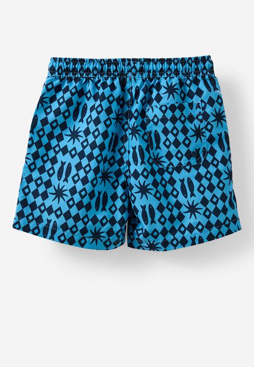 Cotton On - Bailey Boardshort - Blue Hue/Geo
