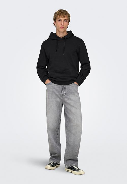 Only & Sons - ONSCERES Hoodie Sweat - Black
