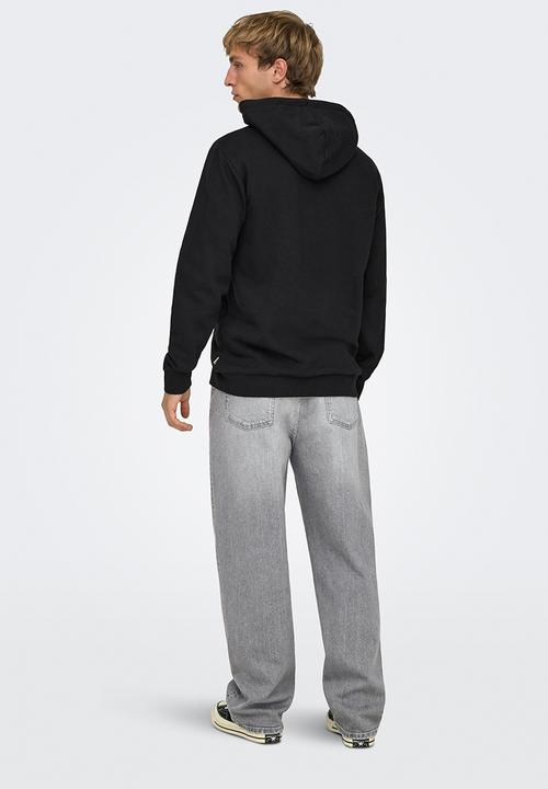 Only & Sons - ONSCERES Hoodie Sweat - Black