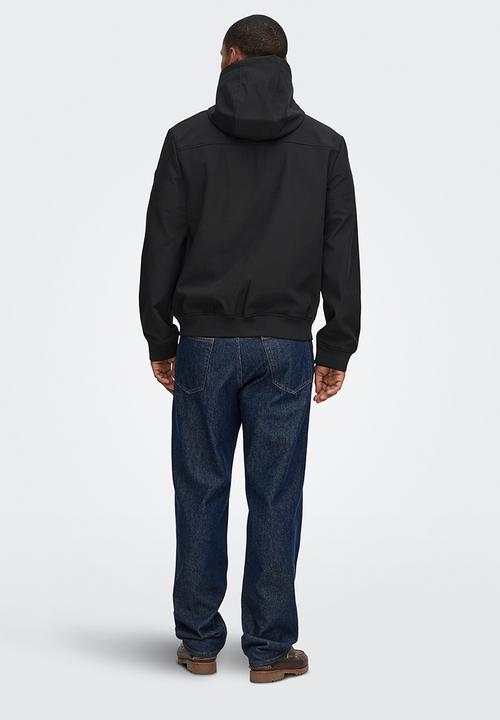 Only & Sons - ONSBOWIE Soft Shell Bomber - Black