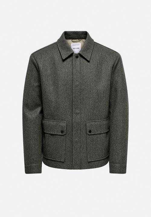 Only & Sons - ONSCONNOR Life Jacket Otw - Grey