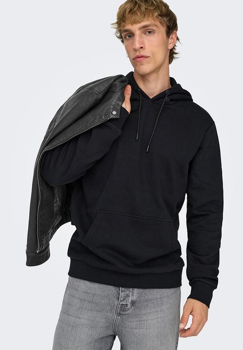 Only & Sons - ONSMIKE PU Racer Jacket Otw - Black