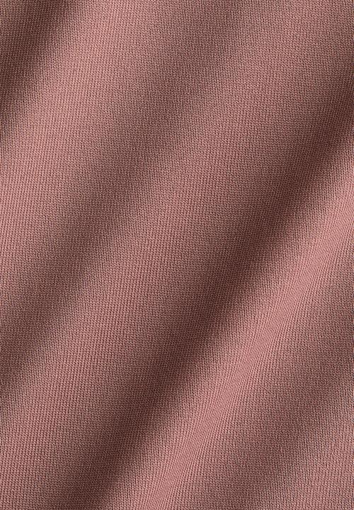 H&M - Fitted microfibre t-shirt - dusty pink