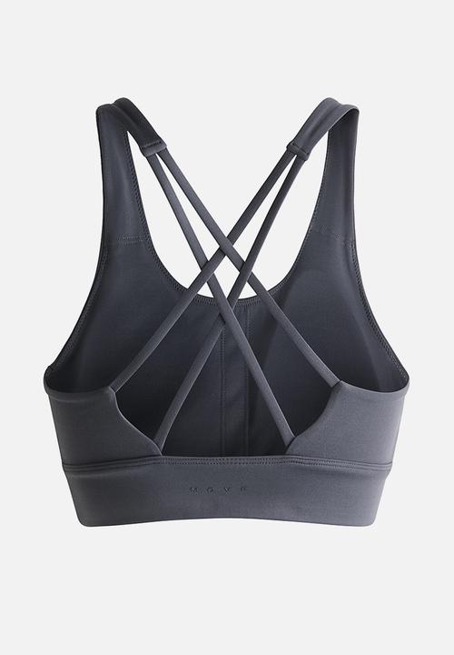 H&M - Medium support sports bra with softmove™ - grey