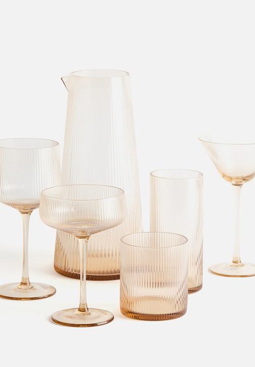 H&M - Fluted tumbler - beige