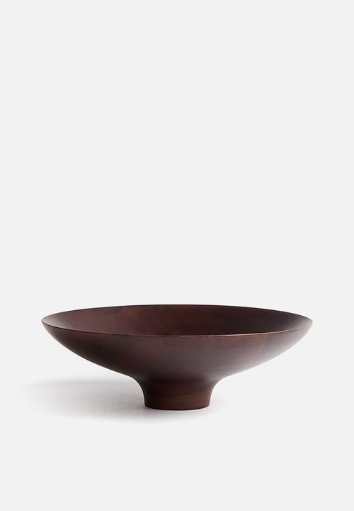 H&M - Wooden serving bowl - dark brown
