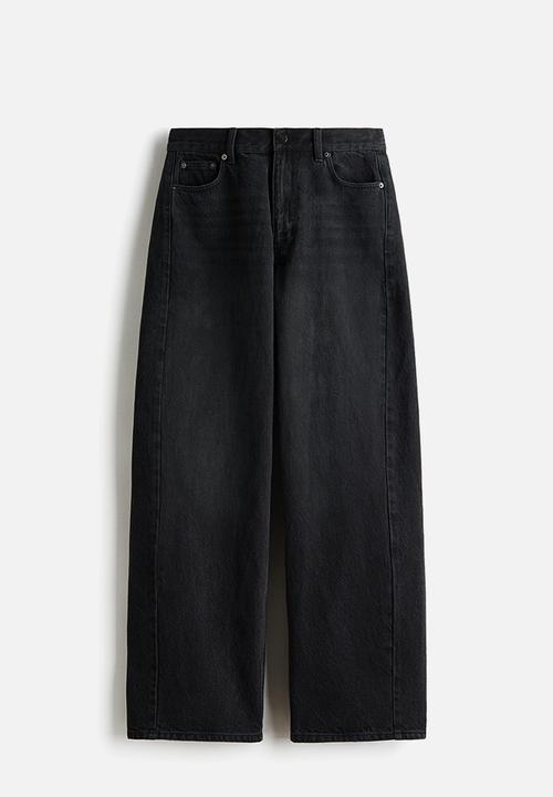 H&M - Barrel-leg jeans - washed black