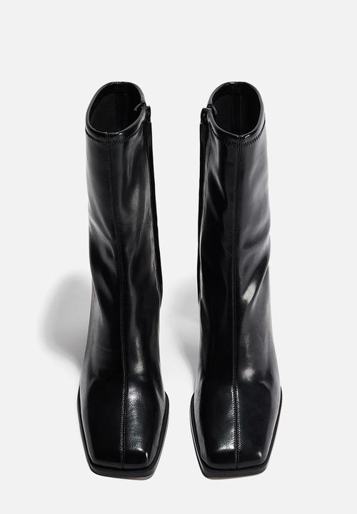 H&M - Block-heeled ankle boots - black