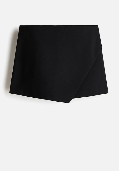H&M - Wrap skort - black