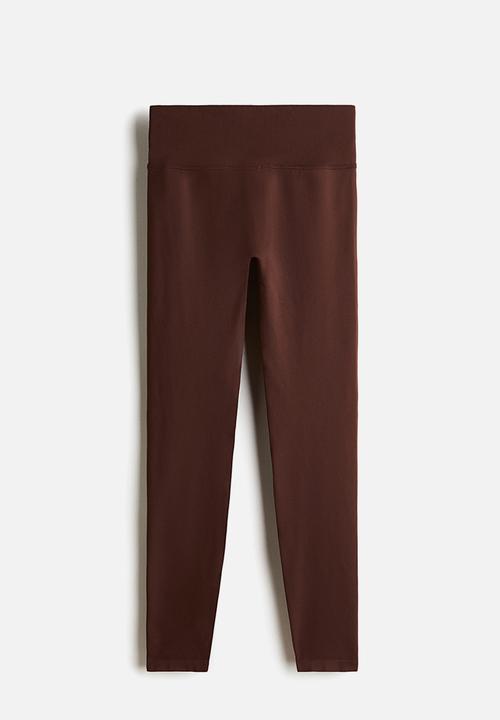 H&M - Seamless sports leggings with drymove™ - brown