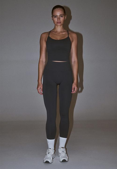 H&M - Seamless sports leggings with drymove™ - dark grey