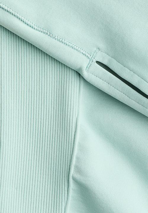 H&M - Seamless sports jacket with  drymove™ - light turquoise