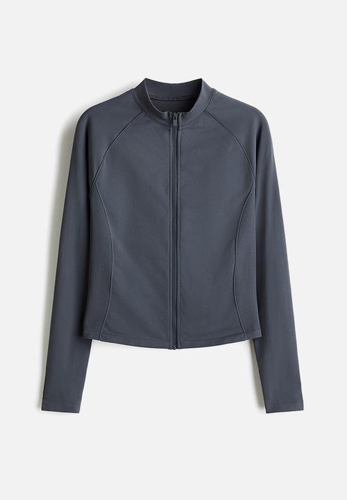 H&M - Seamless sports jacket with  drymove™ - grey