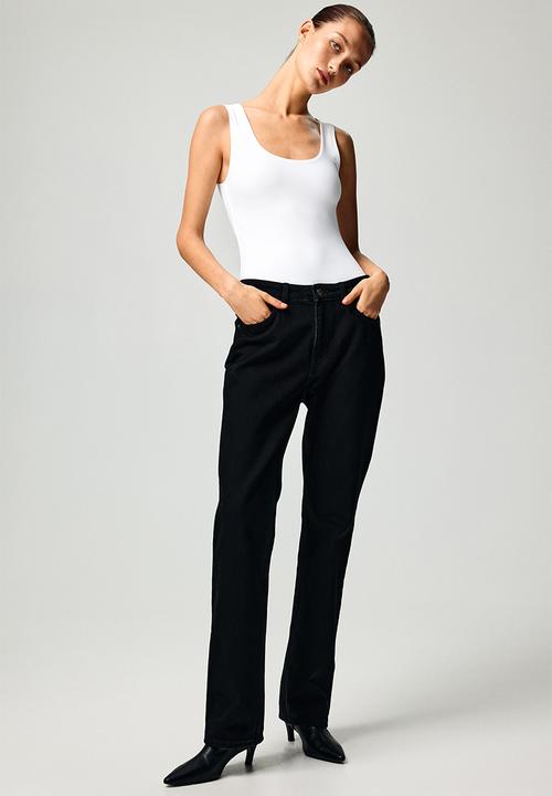 H&M - Microfibre vest top - white
