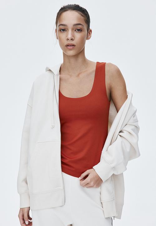 H&M - Microfibre vest top - dark orange