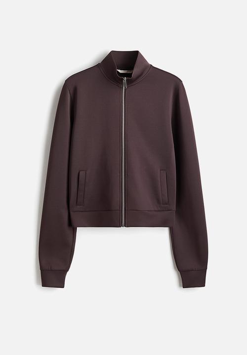 H&M - Track jacket - truffle grey