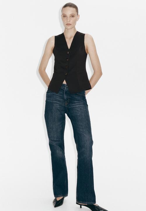 H&M - Jersey waistcoat - dark brown