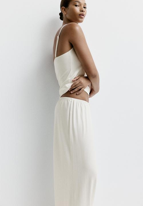 H&M - Viscose pyjamas - white/amour