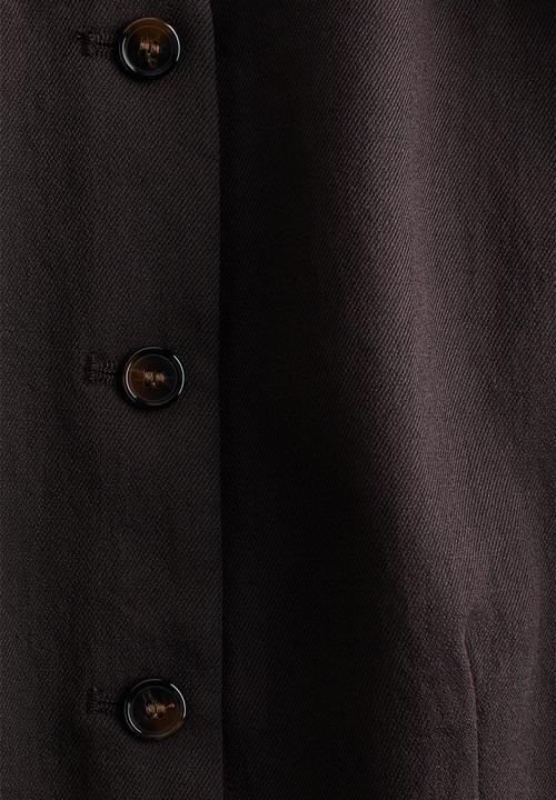 H&M - Tailored waistcoat - dark brown