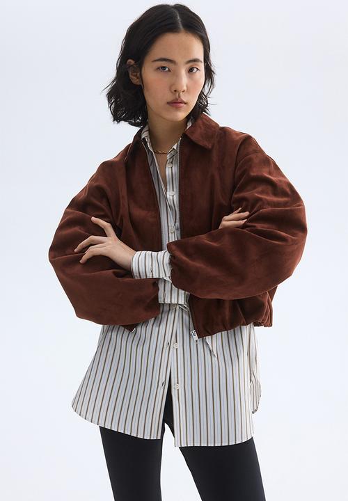 H&M - Collared jacket - brown