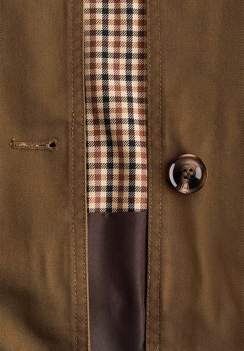 H&M - Cape-detail twill jacket - brown