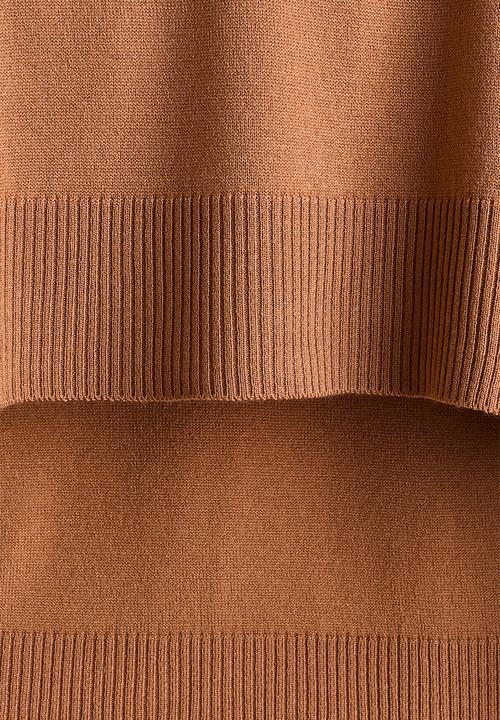 H&M - Scarf-detail jumper - light brown