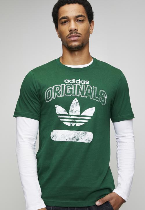 adidas Originals - VARSITY 1972 Tee  - Collegiate Green