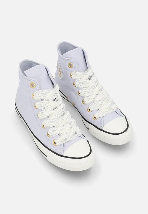 Converse - Chuck taylor all star lace - almost lavender/gold/vintage white