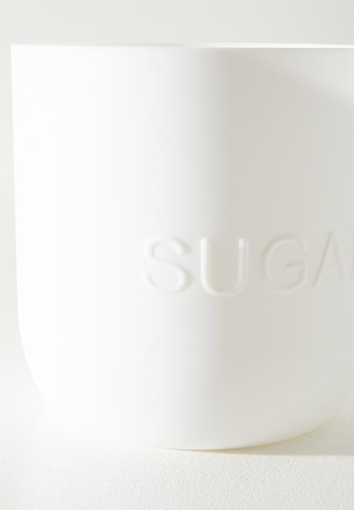 Excellent Houseware - Storage Cannister Set Of 3 - White