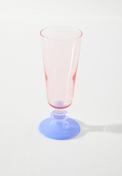 Excellent Houseware - Fun wine glasses set of 4 - Multi