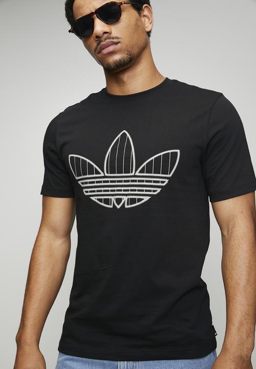 adidas Originals - Trefoil INFILL Tee - Black/Wht