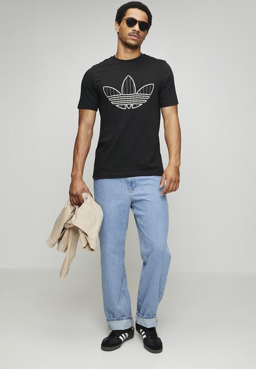 adidas Originals - Trefoil INFILL Tee - Black/Wht