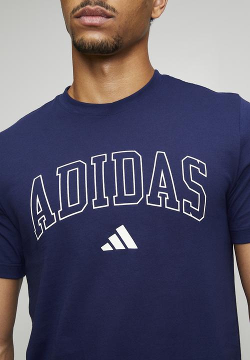 adidas Performance - Collegiate Tee - dark blue
