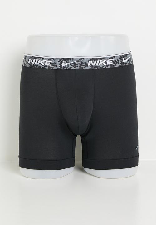 Nike - KE1007-Men's Dri-Fit Everyday Cotton Boxer 3 Pack - BLK GYM RD/ANTHR/BR CTS WAR MR