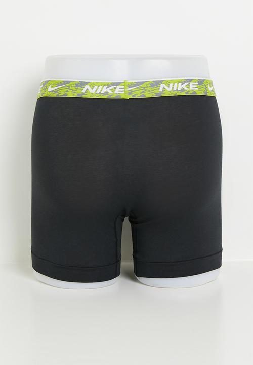 Nike - KE1007-Men's Dri-Fit Everyday Cotton Boxer 3 Pack - BLK GYM RD/ANTHR/BR CTS WAR MR