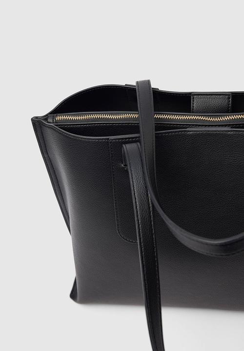 Forever New - Clarissa tag laptop tote bag - black