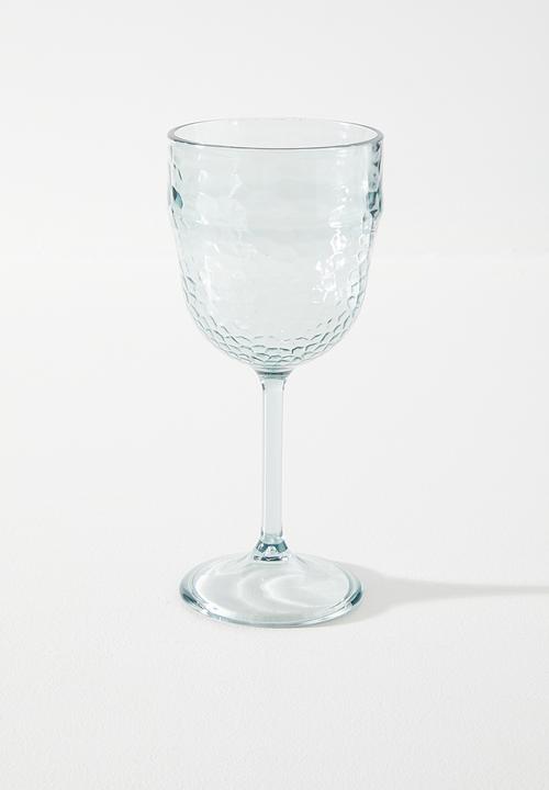H&S - Rilo wine set of 4 - Clear