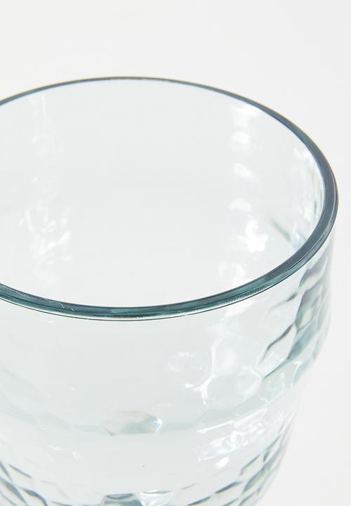 H&S - Rilo wine set of 4 - Clear