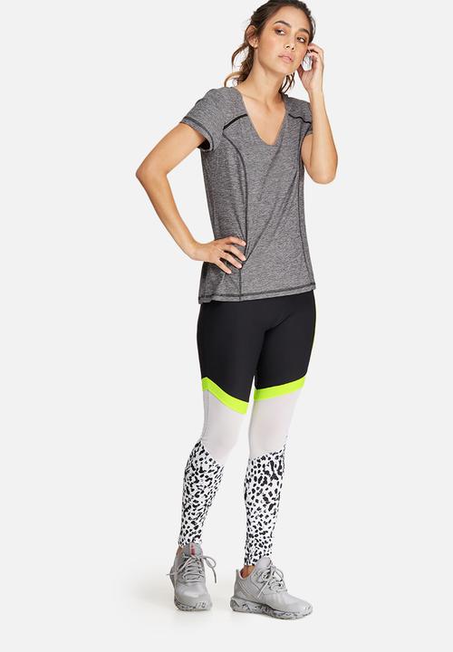 South Beach - Leopard neon mesh legging