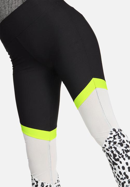 South Beach - Leopard neon mesh legging