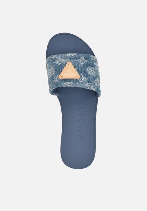 GUESS - Elysone Slide - Blue