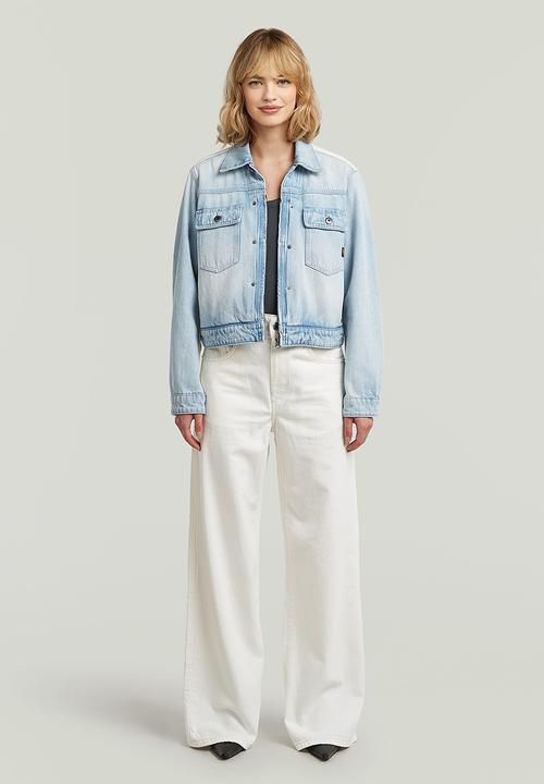G-STAR - Skater high loose wmn - ecru