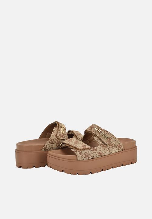 GUESS - Faxon2 Slide-On - Brown