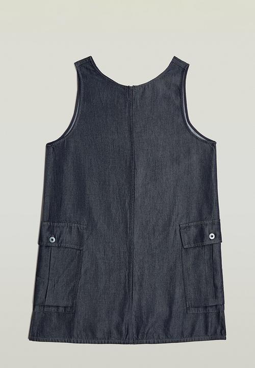 G-STAR - Shift cargo dress s\l wmn - rinsed