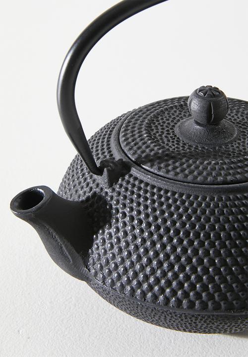 Excellent Houseware - Cast iron teapot - Black