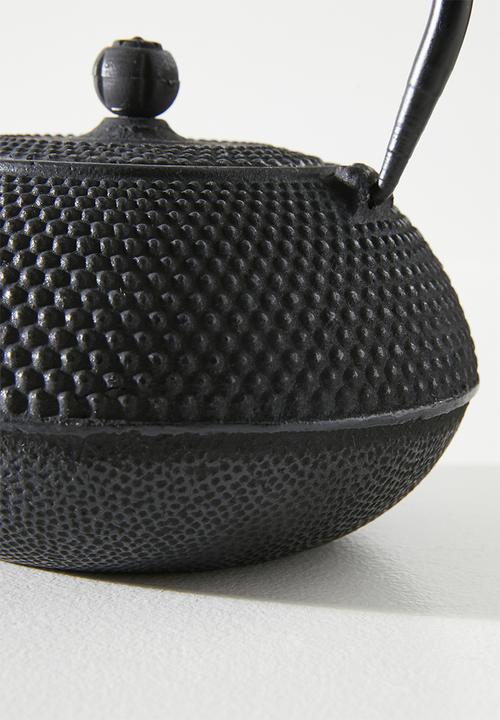 Excellent Houseware - Cast iron teapot - Black
