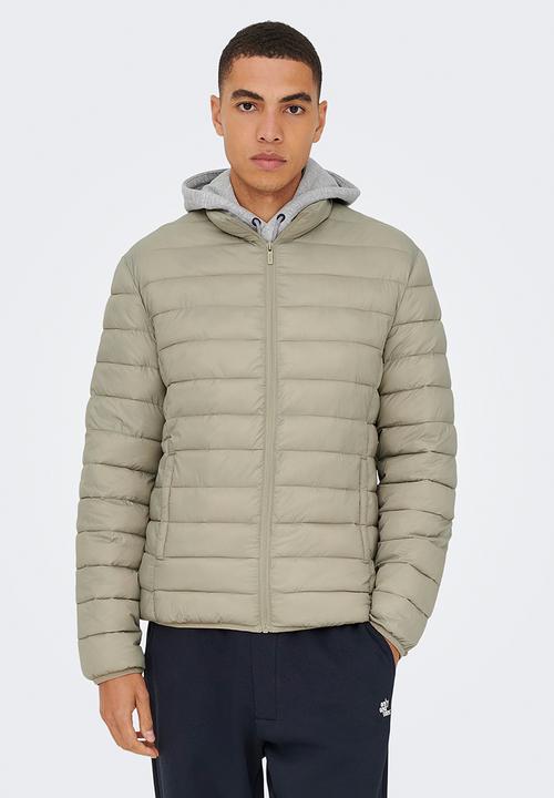 Only & Sons - ONSGAVIN LIFE LIGHT QUILTED JACKET OTW - Laurel Oak