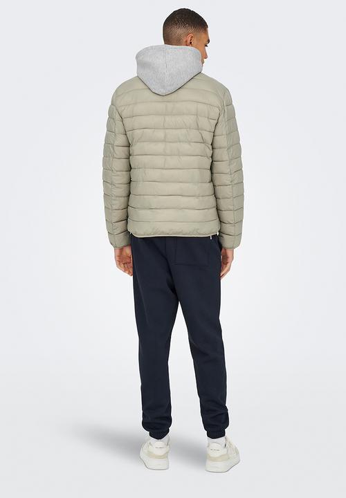 Only & Sons - ONSGAVIN LIFE LIGHT QUILTED JACKET OTW - Laurel Oak