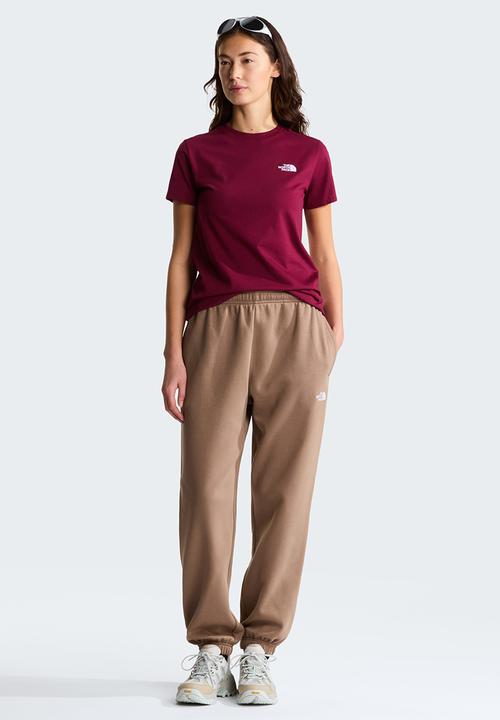 The North Face - W Evolution Simple Dome Slm Short Sleeve Tee - Burgundy Crush